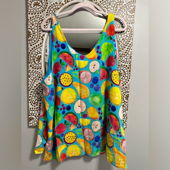 Proud Poppy x Kasey Rainbow - Fruit Salad Tank Top, Size 24 - Picture 3 of 4